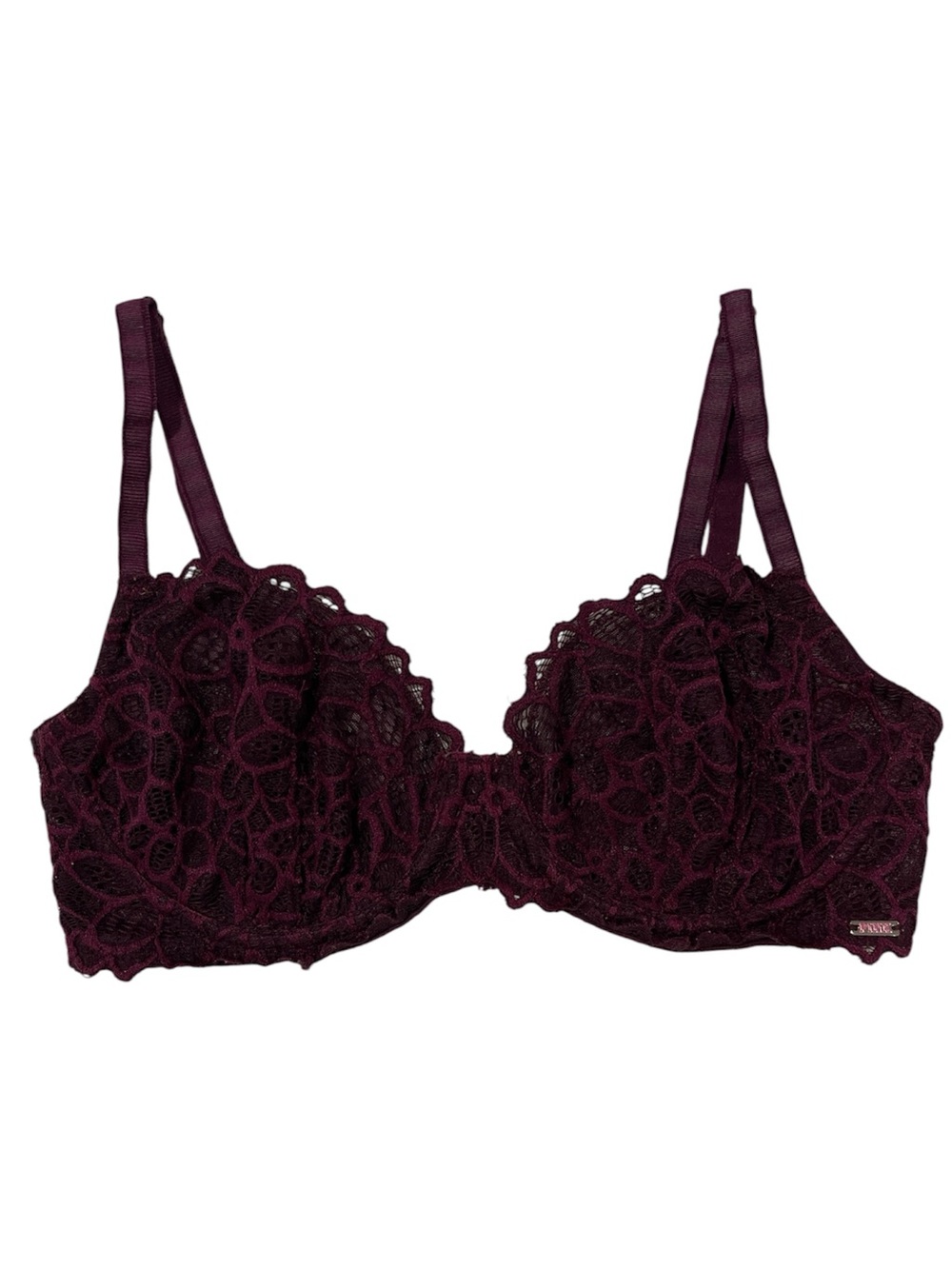 PINK Victoria’s Secret Plum Lace Underwire Bra | 34D | Good Condition